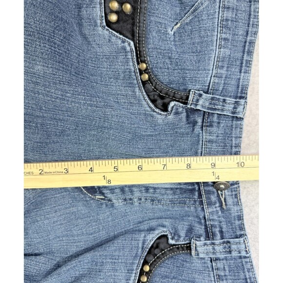 COS Jeans Womens Sz 8 (Fits 30x30)Embellished Embroidered Boot Cut Stretch Denim - Picture 11 of 12